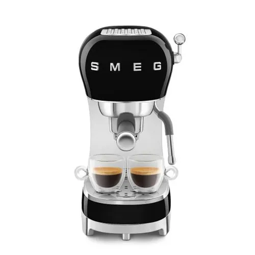 50's Retro Style Espresso Machine, Black