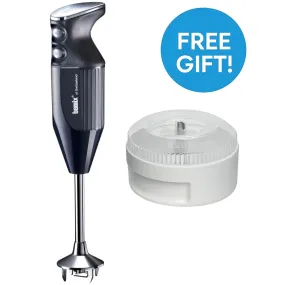 Bamix Maxx 350W Immersion Stick Blender Black   FREE Wet/Dry Mill Attachment