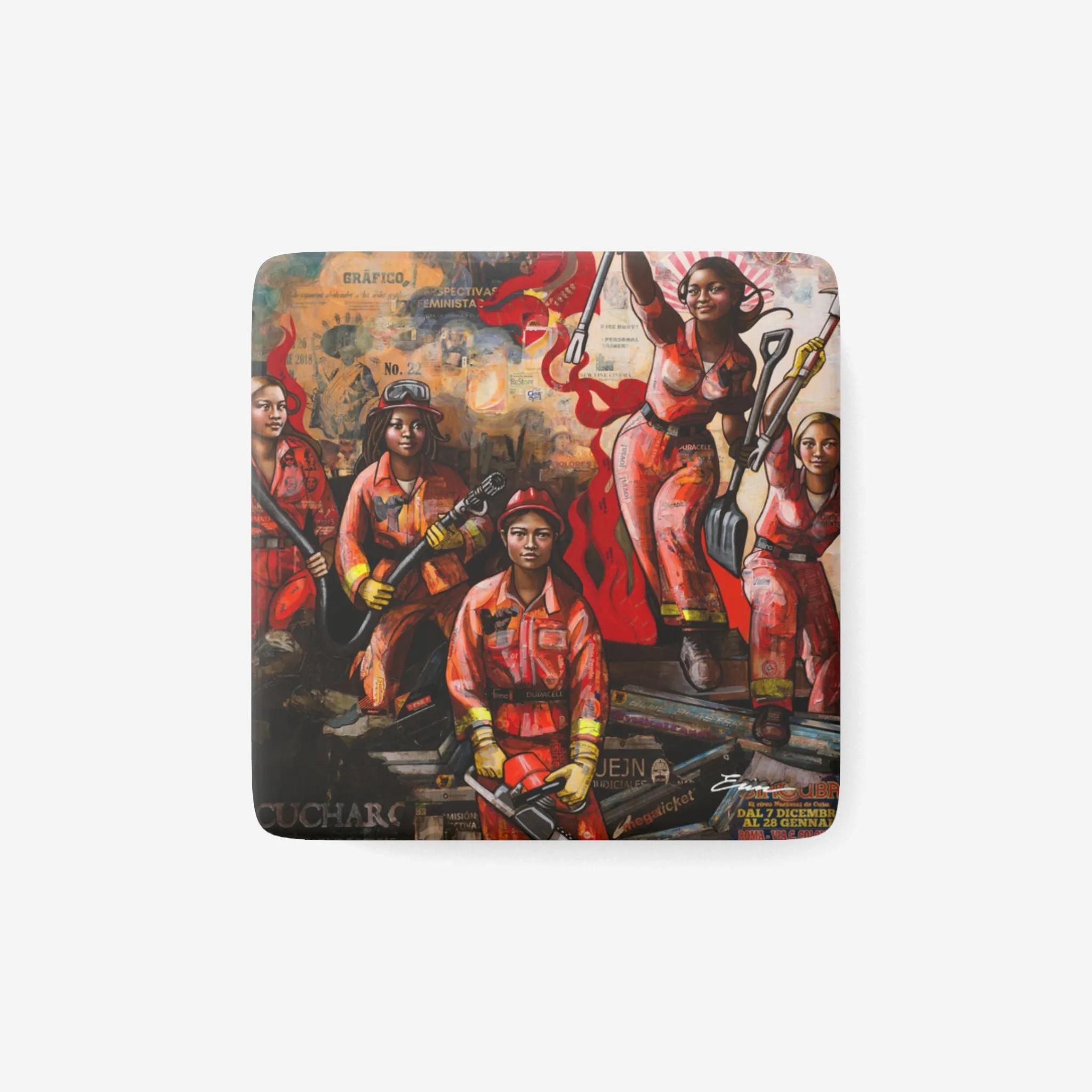 Bomberas Porcelain Magnet