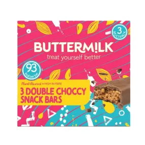 Buttermilk Double Choccy Crisp Snack Bars Multipack 3 x 23g