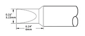 CARTRIDGE, CHISEL, 1.8MM X 10MM LG, 30DEG, LL-10PK
