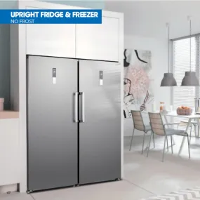 Chiq 13.4 Cu. Ft Twins Upright Freezer / Refrigerator - Stainless Steel or White
