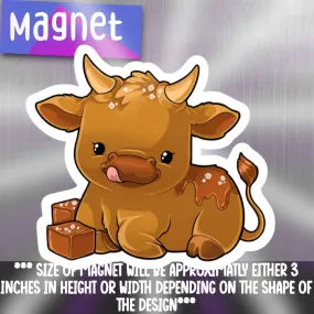 Cow- Caramel Refrigerator Magnet