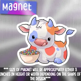 Cow- Cereal Refrigerator Magnet