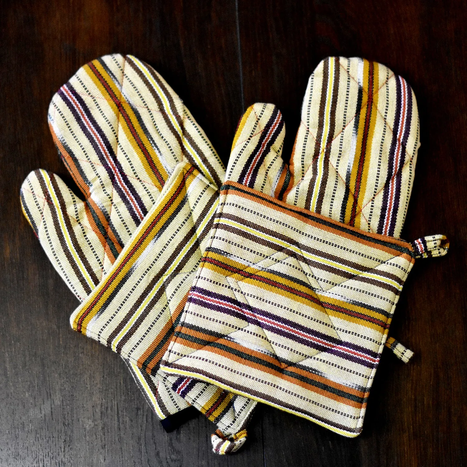Guatemalan Kitchen Apron Gift Set