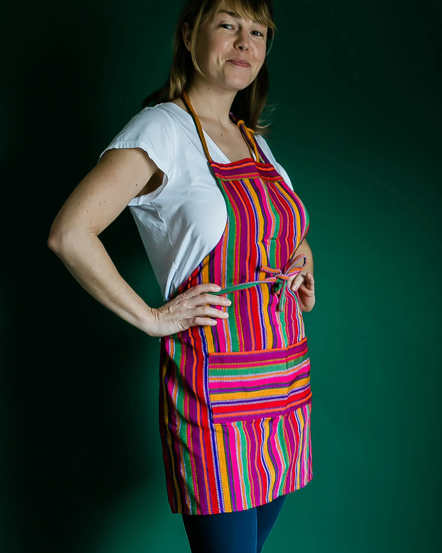 Guatemalan Kitchen Apron Gift Set