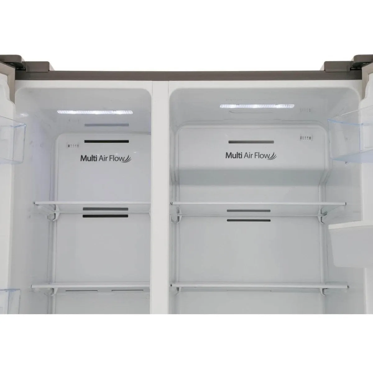 Hisense RS741N4WC11 non-plumbed American Style Fridge Freezer - Stainless Steel