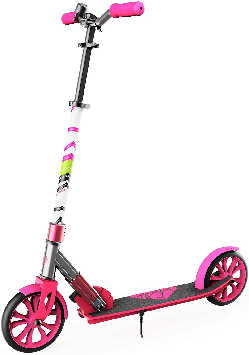 Kick Scooter for Adults, Teens | Foldable, Lightweight w/ABEC-9 Wheel Bearings | Height-Adjustable, 220LB Max Load