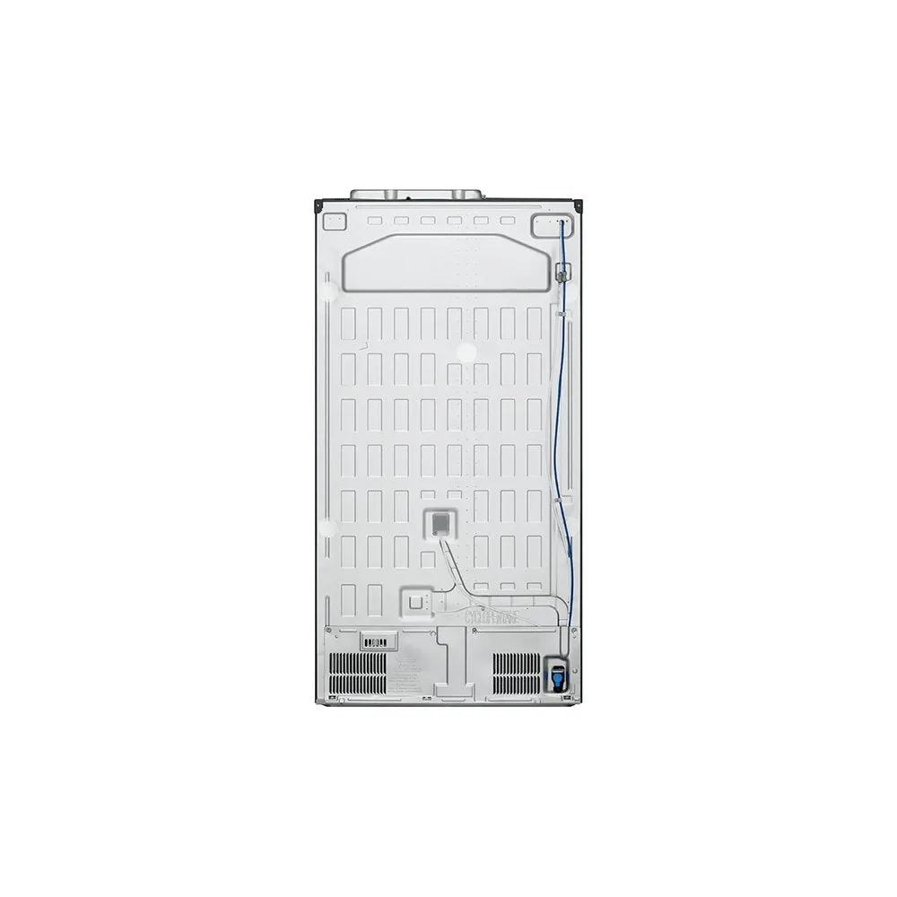 LG NatureFRESH™ GSLV71PZTF Non-Plumbed Total No Frost American Fridge Freezer - Steel