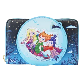 Loungefly x Disney Hocus Pocus Poster Zip Around Purse