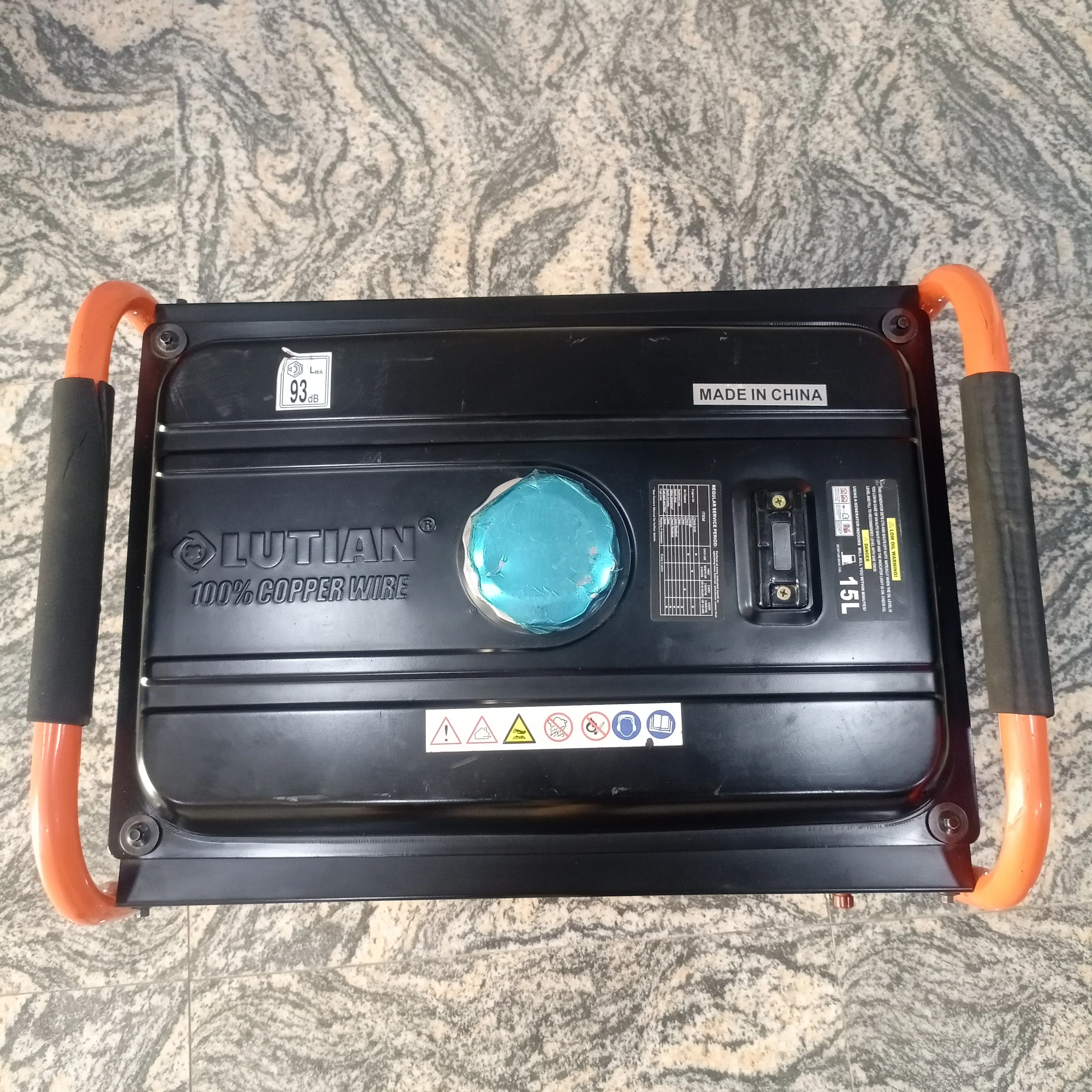 LUTIAN LT3600 3.2KVA 100% Copper Manual Petrol Generator - Brand New