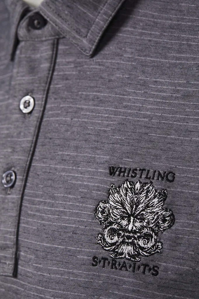 MEN&#039;S TRAVISMATHEW THE HEATER POLO WHISTLING STRAITS® LOGO. 3 COLOR OPTIONS.