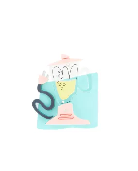 Mixing In The Blender Brooch