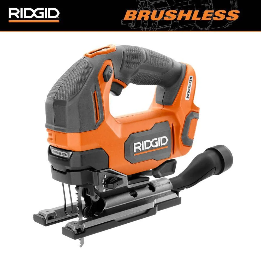 Open Box -  RIDGID 18V Brushless Cordless Jig Saw (Tool Only)