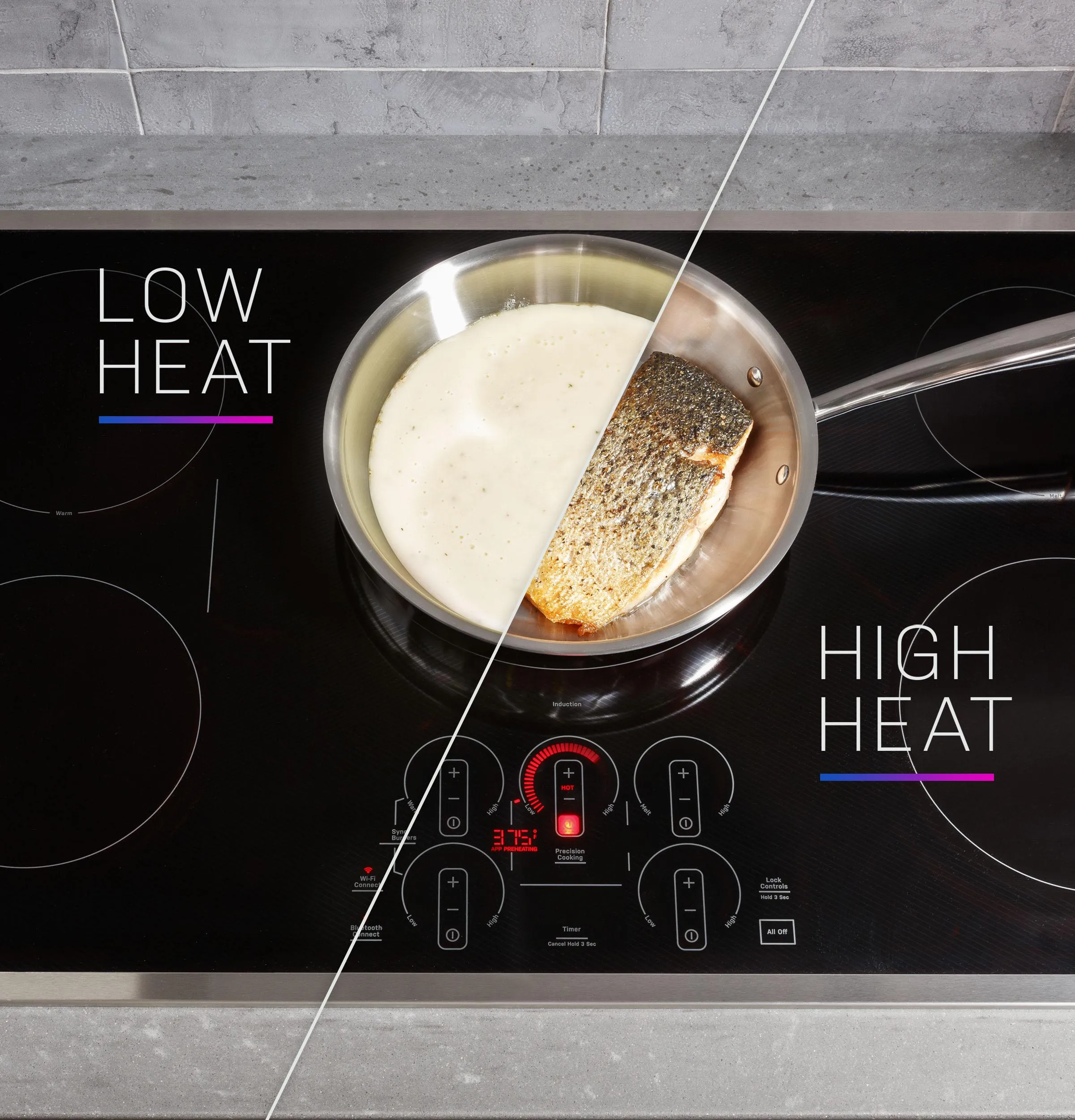 PHP9036STSS GE Profile™ 36" Built-In Touch Control Induction Cooktop