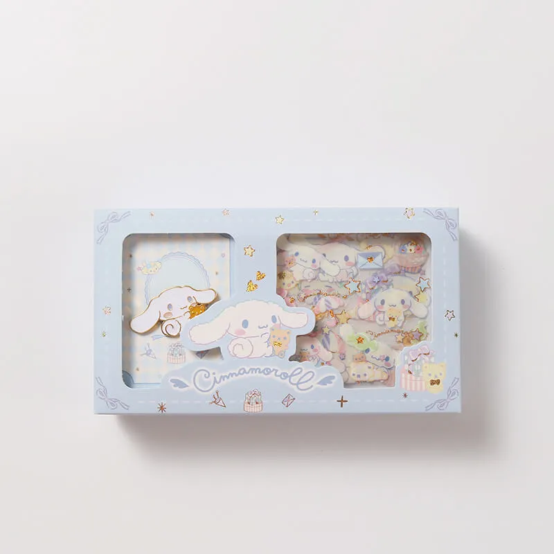Sanrio Character Sticker & Brooch Gift Box