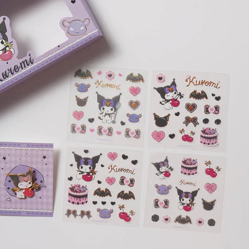 Sanrio Character Sticker & Brooch Gift Box