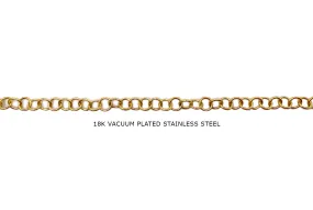 SSC1110 18k Vacuum  Stainless Steel O-Ring 1mmx6mm